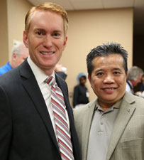 Tony with Senator Lankford